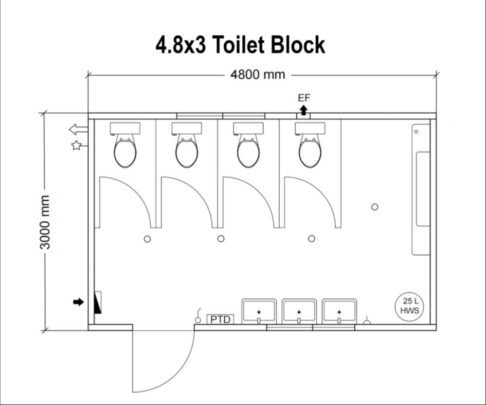 4.8x3 toilet